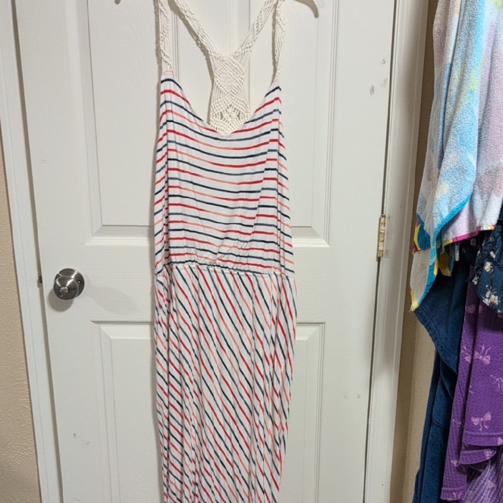 Maurices Multicolor Striped Knit Dress